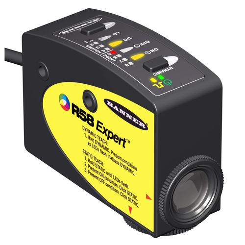 Прямоугольный датчик контрастности - R58 SERIES - BANNER ENGINEERING CORP. - RGB / защищенный / IP67