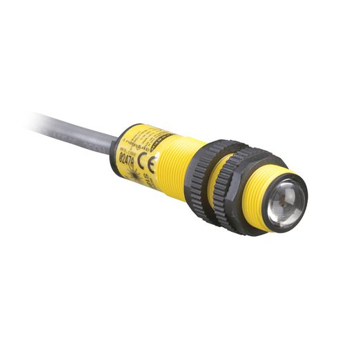 Цилиндрический фотоэлектрический обнаружитель - S186ELD - BANNER ENGINEERING CORP. - лазер / IP67 / IP69K