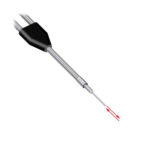 Фотоэлектрический обнаружитель с прямым отражением - HIGH TEMPERATURE FIBER OPTICS - BANNER ENGINEERING CORP. - тип заграждения / прямоугольный / цилиндрический