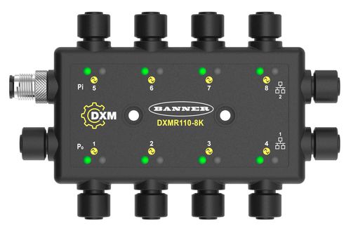 Блок E/S Ethernet TCP/IP - DXMR110 - BANNER ENGINEERING CORP. - аналоговый / Modbus TCP / IO-Link