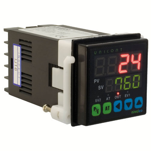 Индикатор и контроллер для измерения температуры - UNICONT PMG-400 - NIVELCO Process Control Co. - со светодиодным индикатором / с 4 цифрами / для установки на панель