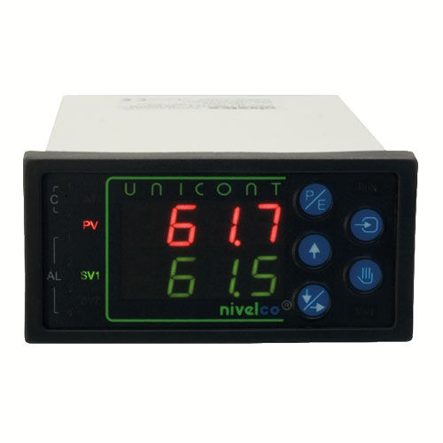 Индикатор и контроллер для измерения температуры - UNICONT PMM-300 - NIVELCO Process Control Co. - со светодиодным индикатором / с 4 цифрами / для установки на панель