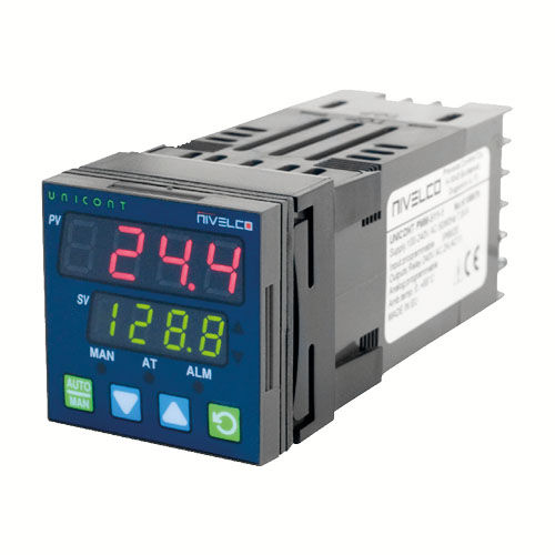 Индикатор и контроллер для измерения температуры - UNICONT PMM-500 - NIVELCO Process Control Co. - со светодиодным индикатором / с 4 цифрами / для установки на панель