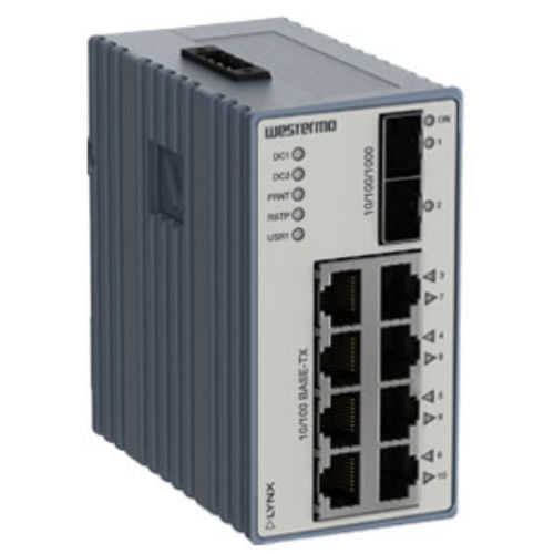 Управляемый коммутатор Ethernet - L110-F2G - Westermo - 8 портов / уровня 2 / на DIN-рейке