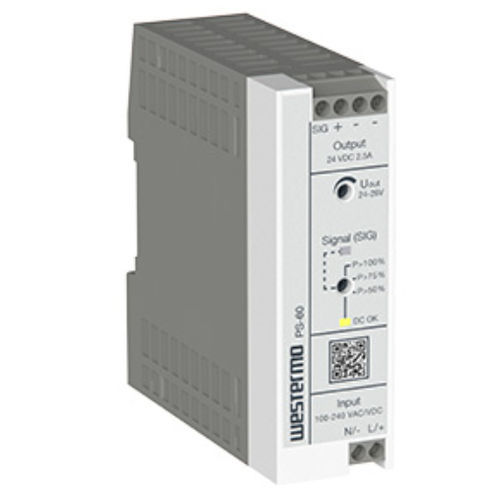 Источник электропитания на DIN-рейке - PS-60 - Westermo - AC/DC / с одним выходом / компактный