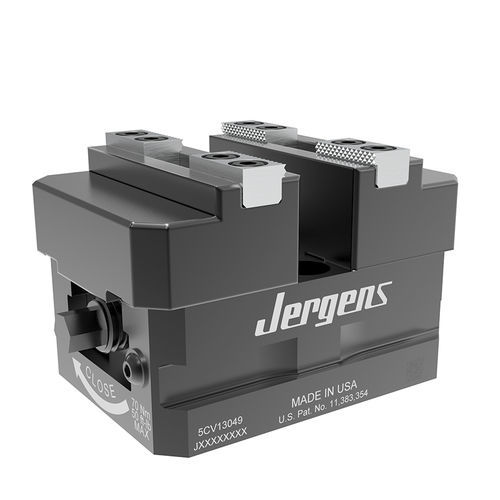 Тиски самоцентрирующийся - 5CV13 series - Jergens, Inc. - для 5-осевого станка / с плоским профилем / 5 осей