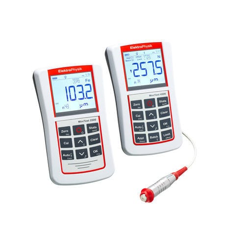 Толщиномер для покрытия - MiniTest 2500-4500 - ElektroPhysik Dr. Steingroever GmbH & Co. KG - для цветных металлов / переносной / на токах Фуко