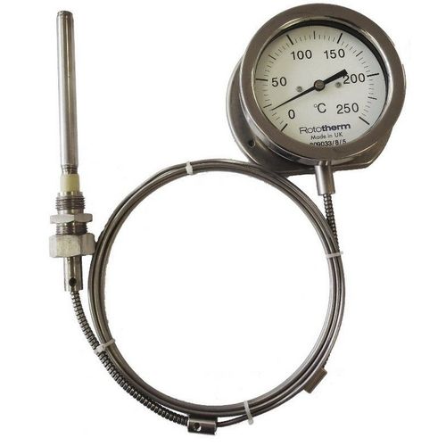 Термометр с капиллярным расширением газа - NC2 - British Rototherm Co. Ltd - аналоговый / со шкалой / стационарный