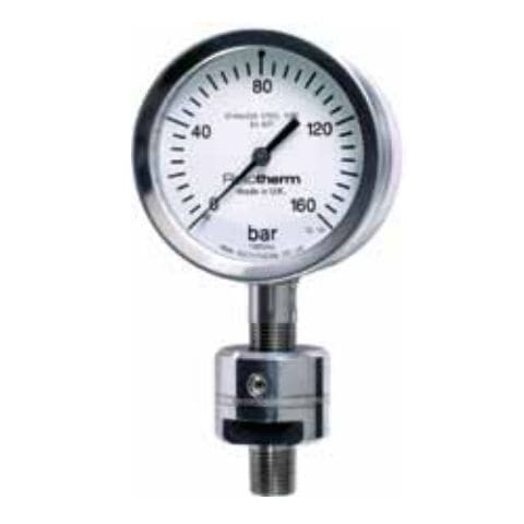 Мембранный сепаратор с фланцевым креплением - DSU - British Rototherm Co. Ltd - с резьбовым соединением / для манометра / для процесса