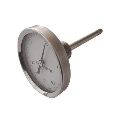 Биметаллический термометр - BL1 series - British Rototherm Co. Ltd - со шкалой / °C / с фланцем