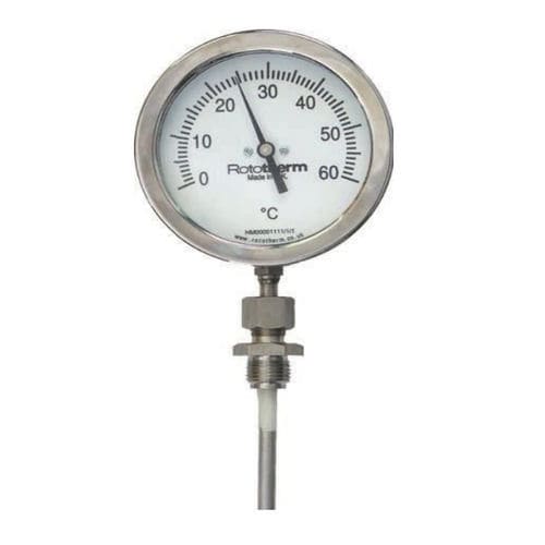 Биметаллический термометр - BH2 series - British Rototherm Co. Ltd - со шкалой / °C / с защитой