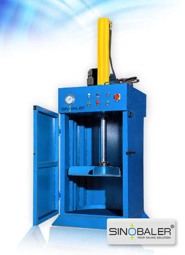 Упаковочный пресс для бочек - SVB2-MD series - SINOSPECT INDUSTRIAL CO.,LTD - вертикальный / с фронтальной загрузкой / монокессон