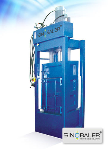 Упаковочный пресс для текстиля - SVBT2-F1-x00 series - SINOSPECT INDUSTRIAL CO.,LTD - вертикальный / с фронтальной загрузкой / компактный
