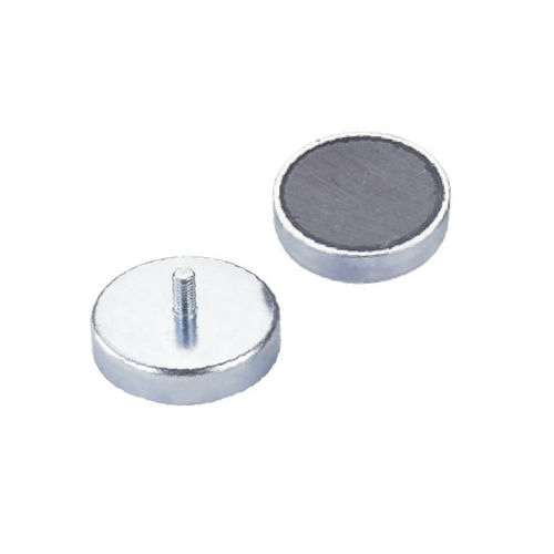 Магнит из феррита - SWF3 series - NINGBO SOUWEST MAGNETECH DEVELOPMENT CO.,LTD - поддерживающий / с наружной резьбой