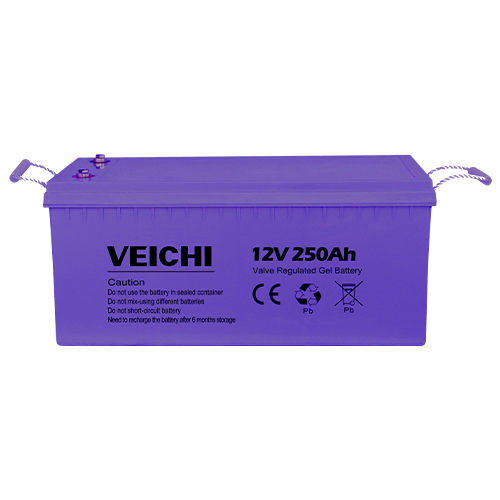 Свинцово-кислотный аккумулятор - SIB-250AH-12-GE - SUZHOU VEICHI Electric Co., Ltd. - прямоугольный / 12 В / на солнечной батарее