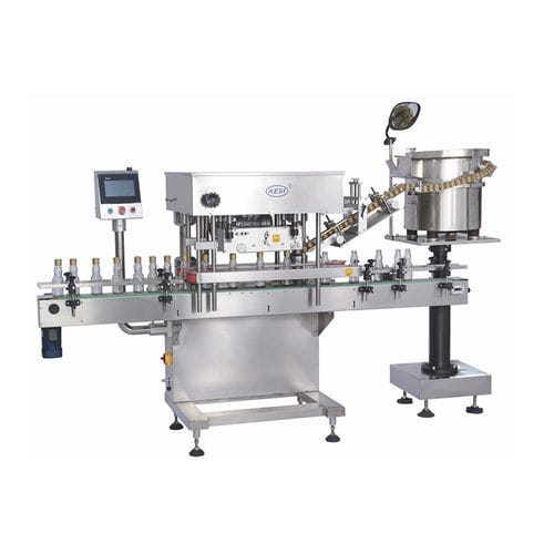 Линейное устройство закупорки бутылок - ZYG150  - Shanghai Ke Si Packing Machinery Co.,Ltd. - автоматическое / для бутылок / для конвейерной доставки