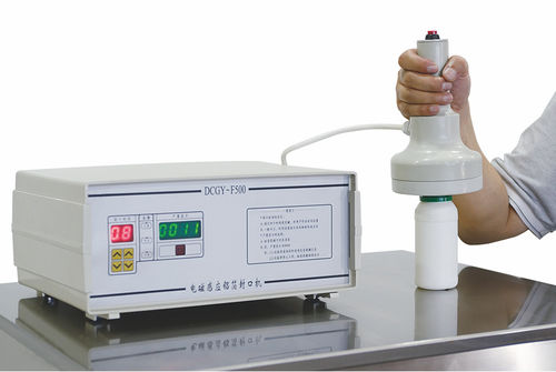 Индукционный запаиватель - SF500 - Shanghai Ke Si Packing Machinery Co.,Ltd. - с ручным приводом / для бутылок / модульный