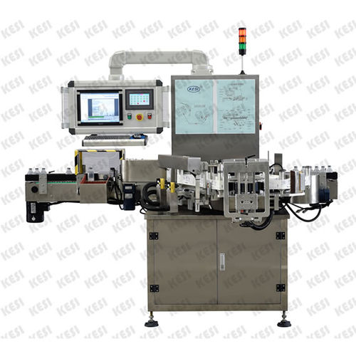 Этикетировочная машина контролируемая PLC - Shanghai Ke Si Packing Machinery Co.,Ltd. - для бутылок / для наклеивания на боковую часть / для фармацевтической промышленности