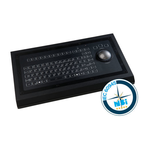 Клавиатура для письменного стола - KSML92-MC1 series - NSI - с механическими клавишами / 92 клавиши / с трекболом