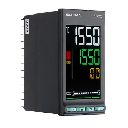 Контроллер температуры с дисплеем LCD - 1550 - GEFRAN - PID / программируемый / с одним контуром