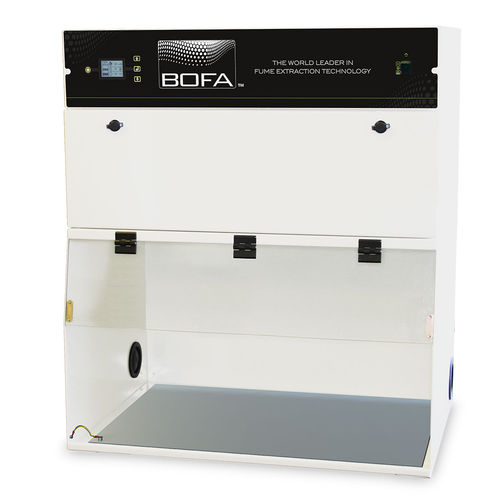 Шкаф для вытяжки дыма - FumeCAB 1000 iQ ESD - BOFA International - на ножках / с распашными дверьми / из металла