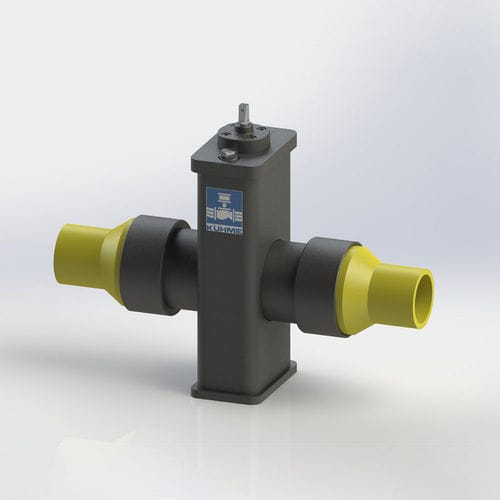 Клапан с затвором - ELI-SIL-PE - Kühme Armaturen GmbH - с рычагом / для остановки / для распределения