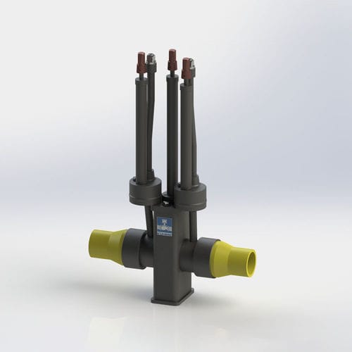 Клапан с затвором - ELI-SIL-B-PE - Kühme Armaturen GmbH - с рычагом / для остановки / для распределения