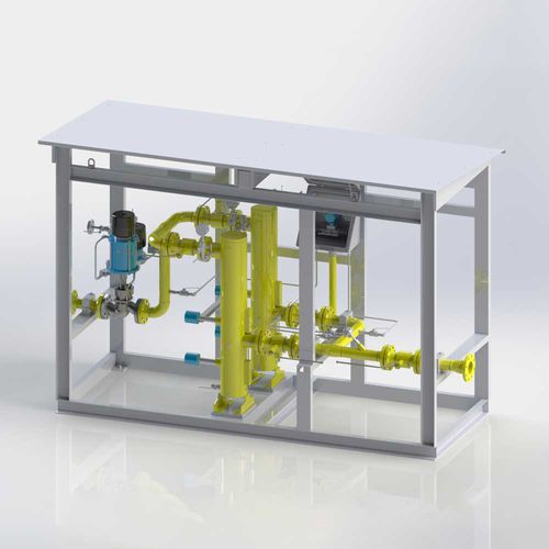 Газовая станция для газовой турбины - Kühme Armaturen GmbH - ручная