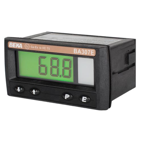 Индикатор для измерения температуры - BA307E-BL - H&b Sensors - цифровой / на DIN-рейке / с питанием от контура