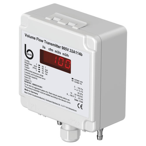 Дифференциальный трансдуктор давления - 985v series - Beck Sensortechnik GmbH - пьезосопротивление / 4-20 мА / 0-10 В