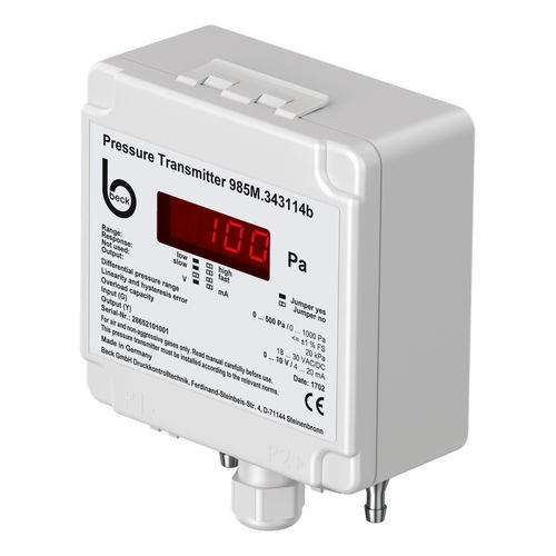 Дифференциальный трансдуктор давления - 985 series - Beck Sensortechnik GmbH - вакуумный / пьезосопротивление / 4-20 мА