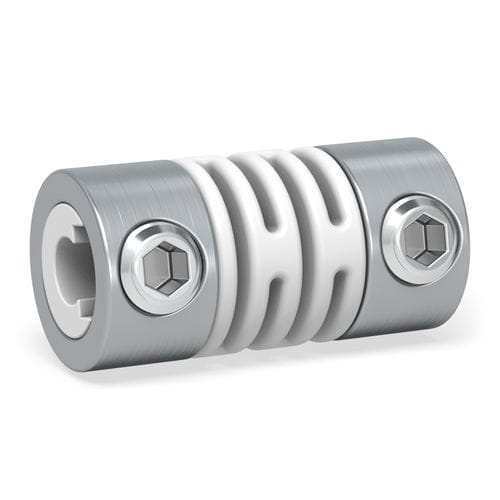 Спиральная муфта - FK1 series - R + W Coupling Technology - вала / миниатюрная / из нержавеющей стали