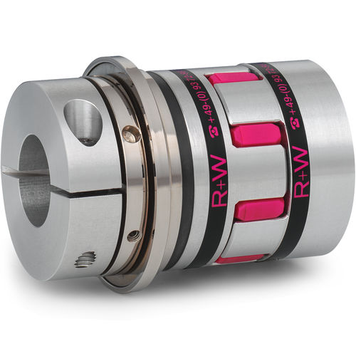 Муфта с эластомерным соединением - ES2 series - R + W Coupling Technology - на пружине / с измерением момента / штифт и центрирующая втулка