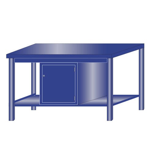 Верстак из металла - 217/FG - ARMECO - для цеха / моноблок / для двери