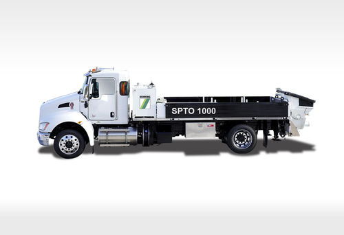 Бетононасос на полуприцепе - SPTO 1000 - SCHWING GmbH - для строительства / поршневый