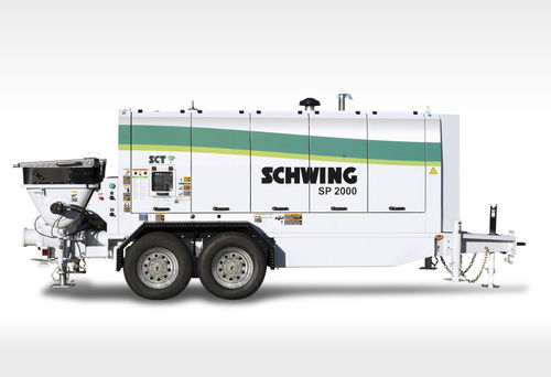 Бетононасос на прицепе - SP 2000 - SCHWING GmbH - для строительства / дизельный / электрический