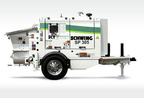 Бетононасос на прицепе - SP 305 - SCHWING GmbH - для строительства / дизельный