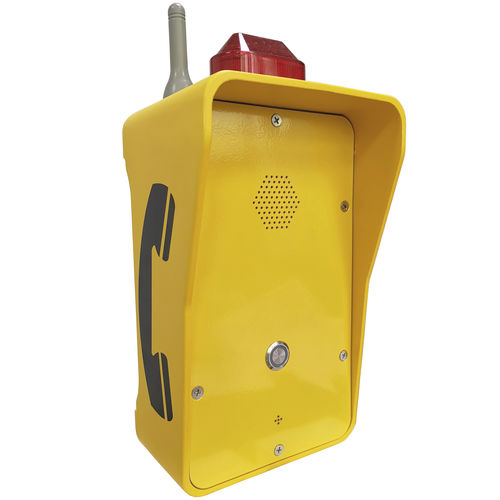Промышленный телефон для неотложной помощи - EMC 04 Series - A2S Advanced Safety Solutions - IP66 / устойчивый к погодным катаклизмам / громкая связь