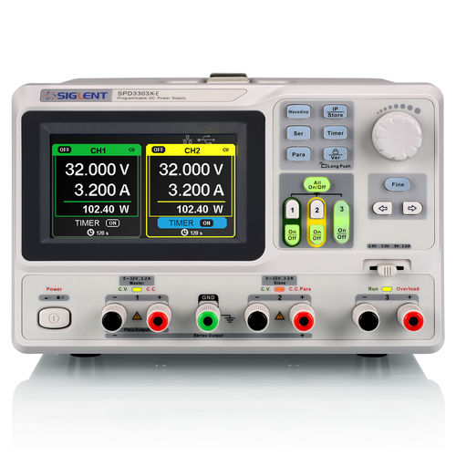 Источник питания для монтажа в стол - SPD3303X/X-E Series - Siglent Technologies Co., Ltd - AC/DC / линейный / программируемый