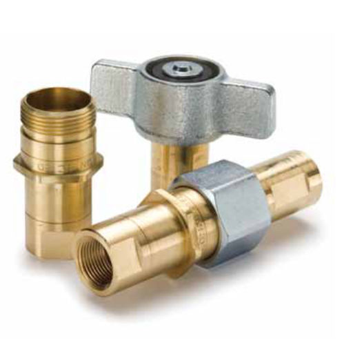 Гидравлический фитинг - 6100 - Parker Quick Coupling Division - резьбовой / быстрый / из латуни