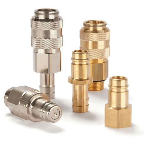 Гидравлический фитинг - 38 series - Parker Quick Coupling Division - быстрый / из латуни / компактный