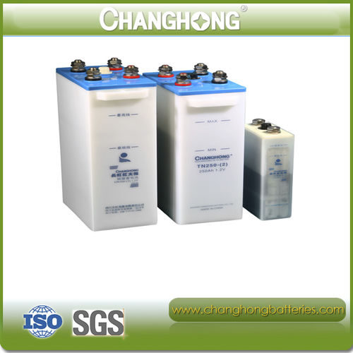 Аккумулятор Ni-Fe - NF-S/1.2V/10-1200Ah - SICHUAN CHANGHONG BATTERY CO., LTD. - для блока / промышленный / для использования на морских судах