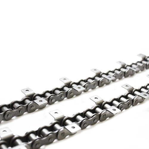 Трансмиссионная цепь - DIAMOND CHAIN - из стали / с роликами / с креплениями