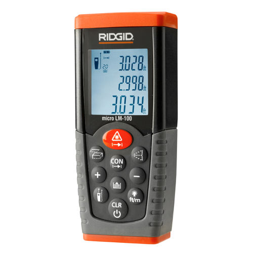 Лазерный дальномер - micro LM-100  - Ridge Tool - переносной