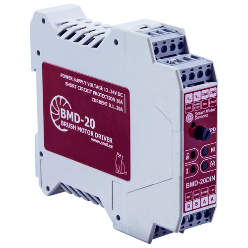 Щеточный контроллер двигателя - BMD-20DIN - Smart Motor Devices - DC / с аналоговым входом / регулятор скорости