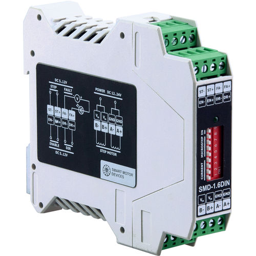 Шаговое управление двигателем - SMD-1.6DIN - Smart Motor Devices - Постоянный ток