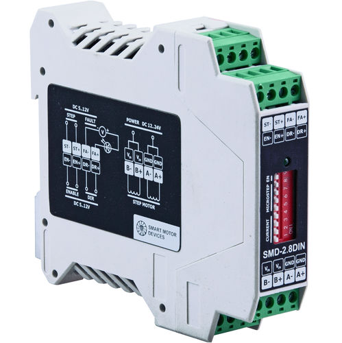 Микрошаговый контроллер двигателя - SMD-2.8DIN - Smart Motor Devices - шаговый 2-фазный / DC / для позиционирования