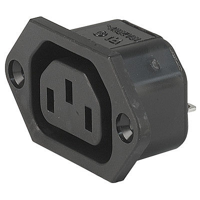 Розетка для сборки на столе - 6600-3 - SCHURTER - IP30 / 3 полюса / винтовая