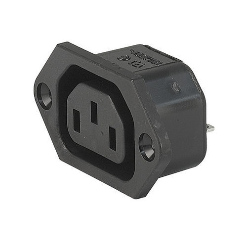 Розетка для сборки на столе - 6600-3 - SCHURTER - IP30 / 3 полюса / винтовая
