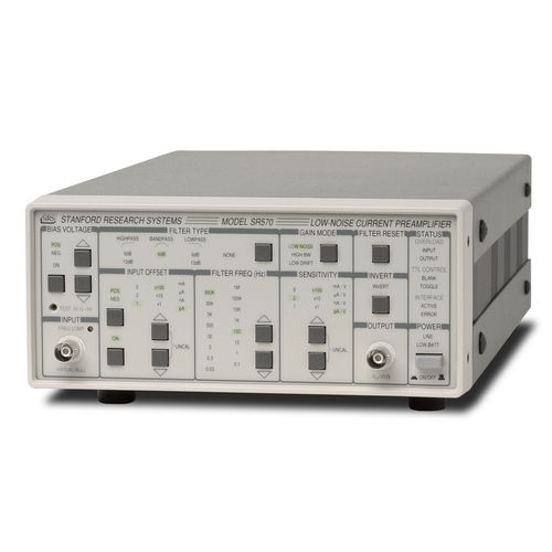 Предусилитель тока - SR570  - Stanford Research Systems - настольный / с низким уровнем шума